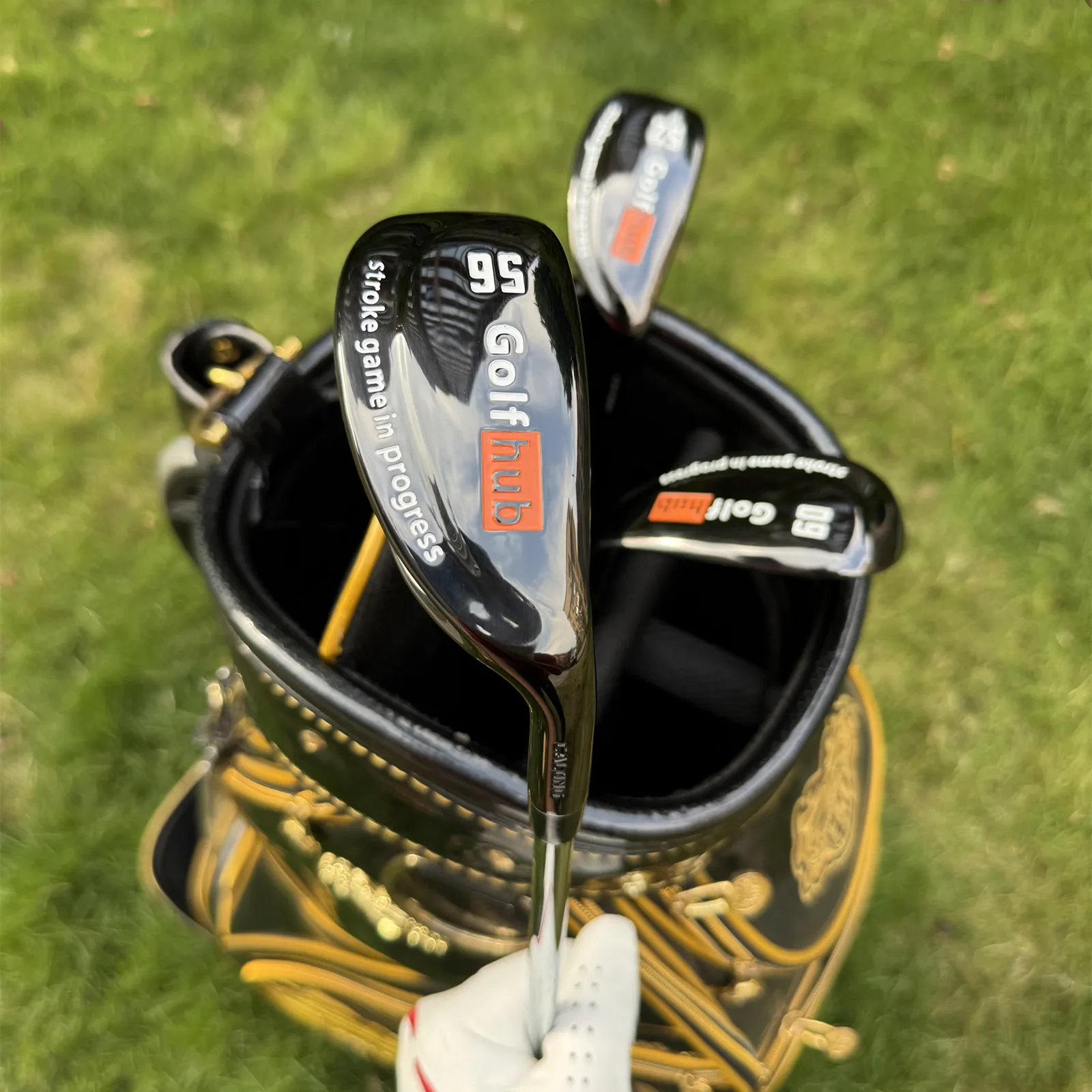Calong Golf Hub Golf Wedges 52 56 60 Degree With 105g Stiff Flex Steel Shaft CNC Milled Spin Face Sand Wedge RH Men Golf Clubs - Image 10