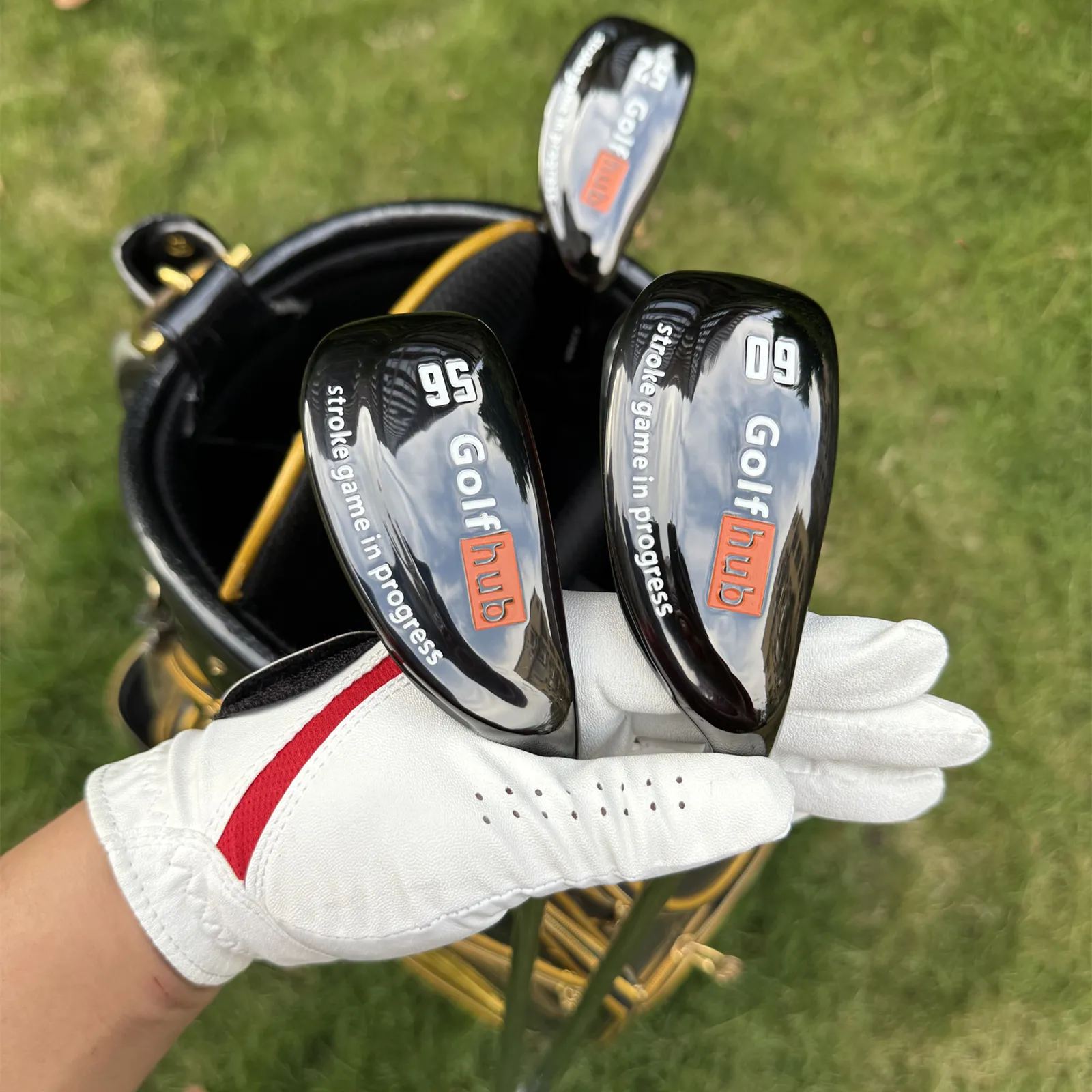Calong Golf Hub Golf Wedges 52 56 60 Degree With 105g Stiff Flex Steel Shaft CNC Milled Spin Face Sand Wedge RH Men Golf Clubs - Image 2