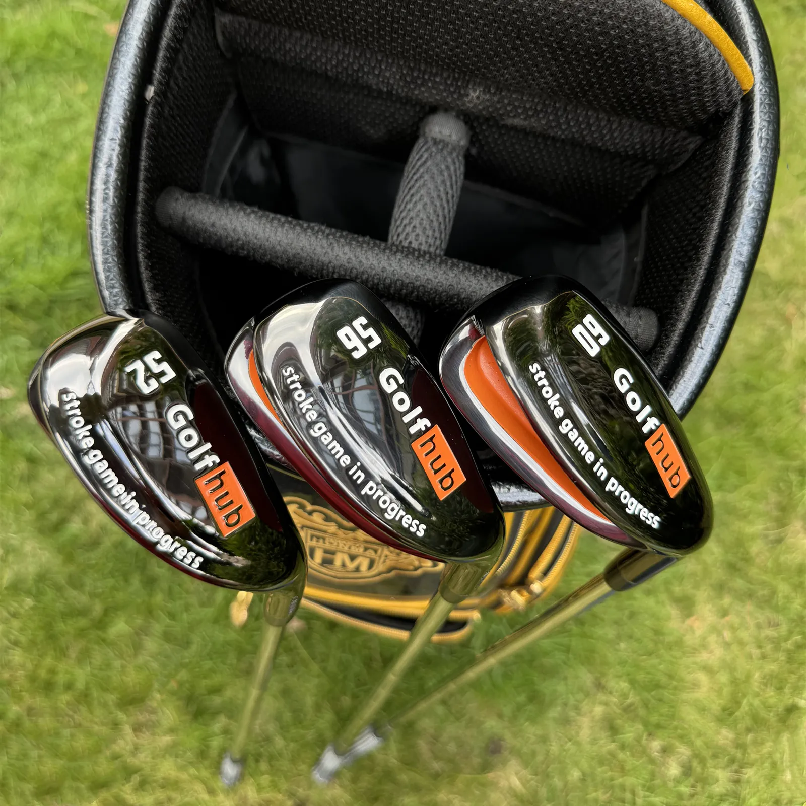 Calong Golf Hub Golf Wedges 52 56 60 Degree With 105g Stiff Flex Steel Shaft CNC Milled Spin Face Sand Wedge RH Men Golf Clubs - Image 5