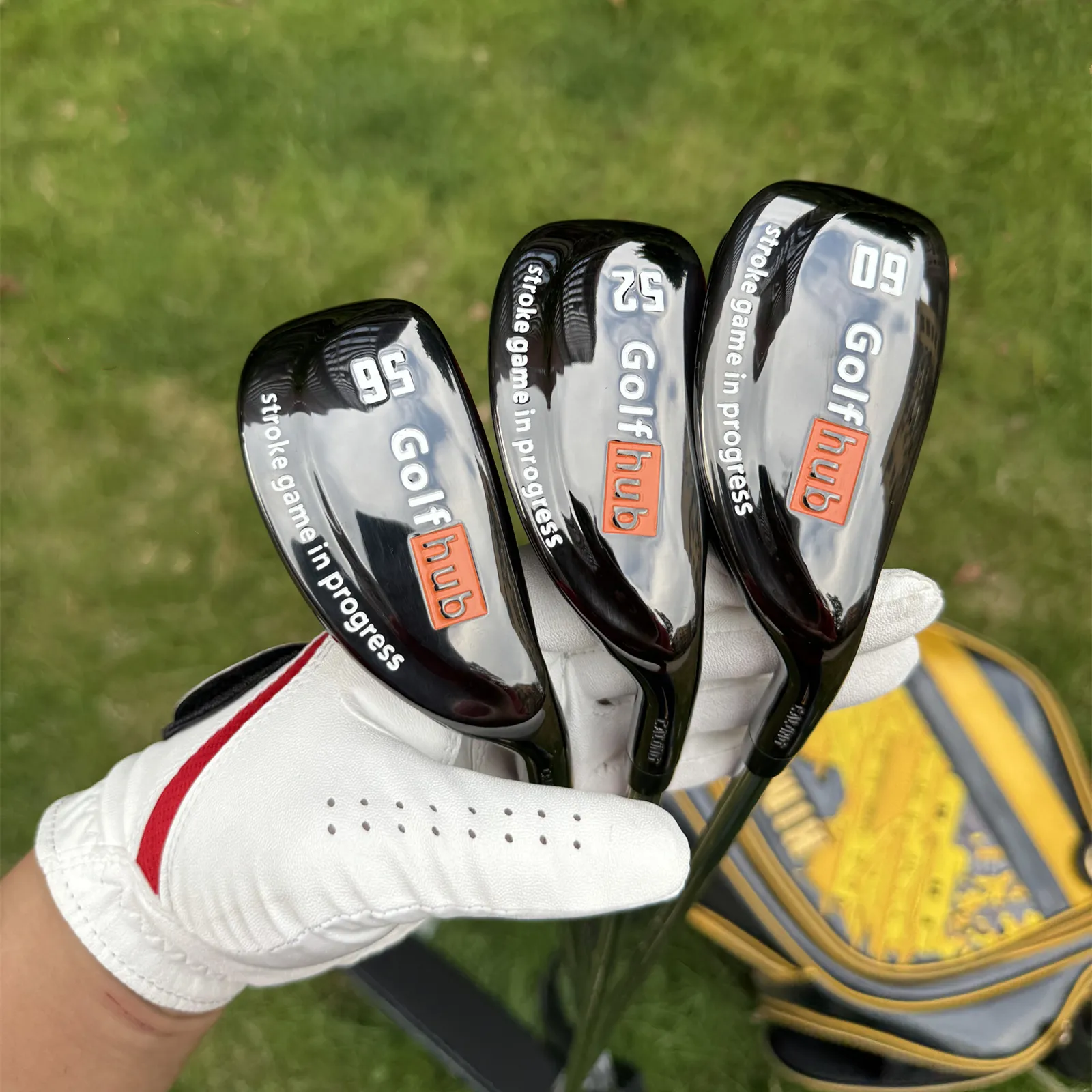 Calong Golf Hub Golf Wedges 52 56 60 Degree With 105g Stiff Flex Steel Shaft CNC Milled Spin Face Sand Wedge RH Men Golf Clubs - Image 3