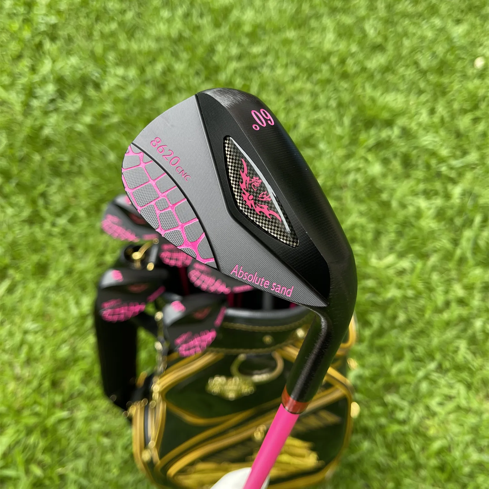 Lady Pink Golf Wedges 48 50 52 54 56 58 60 62 64 68 72 Degree with Graphite L Flex Shaft Full Spin Milled Face Women Sand Wedge - Image 12