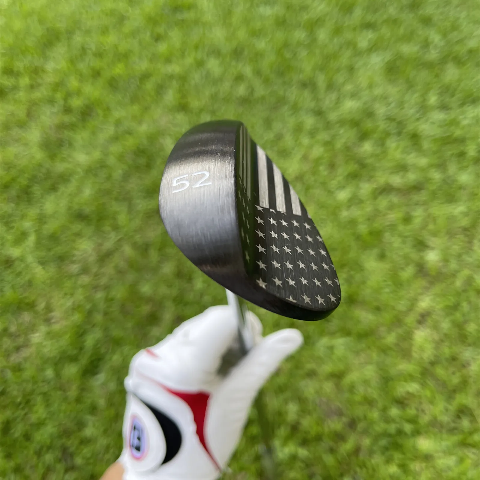 USA Flag Golf Wedges Black Colors 48 50 52 54 56 58 60 72 Degree With 105g Steel Shaft Sand Wedge Golf Clubs - Image 6