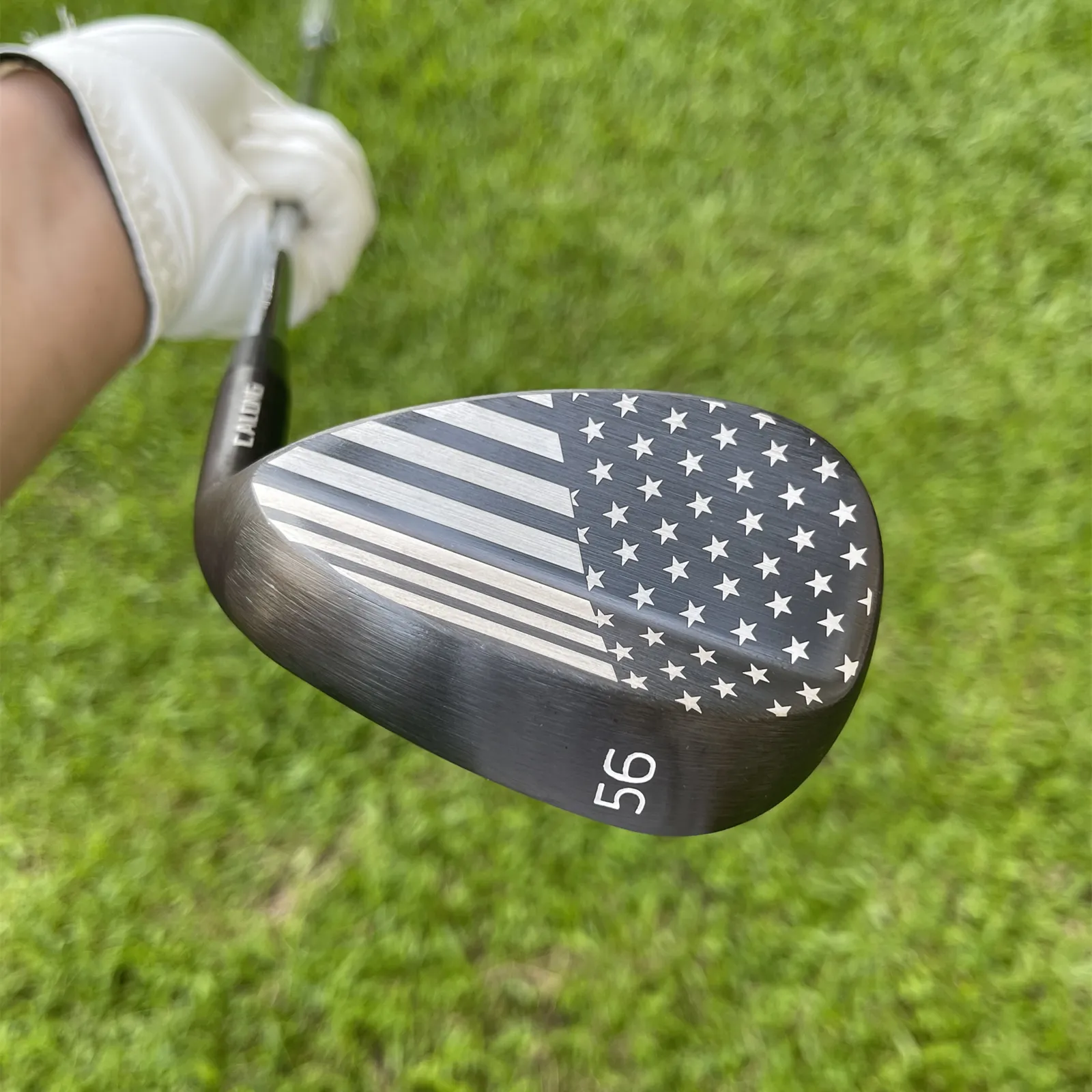 USA Flag Golf Wedges Black Colors 48 50 52 54 56 58 60 72 Degree With 105g Steel Shaft Sand Wedge Golf Clubs - Image 4