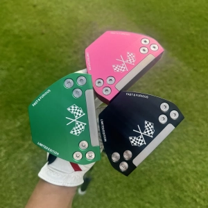 Calong Golf Putter Center Shaft 6063 Alloy Black/Green/Pink Colors 33/34/35inch With Weight Customizable with Screws Balance Technology Included Headcover