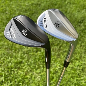 Technology Three-blade Golf Club Calong 777 Forged Sand Wedge Silvery Black 48 50 52 54 56 58 60 Top Configuration Dynamic Golden S200 Professional Cutting Rod Steel Rod Body USGA SPIN MILLED FACE