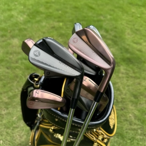 Calong yamahero S880 Forged Golf irons Black/Golden 4 5 6 7 8 9 P With S300 Steel Shaft 7pcs Golf Clubs