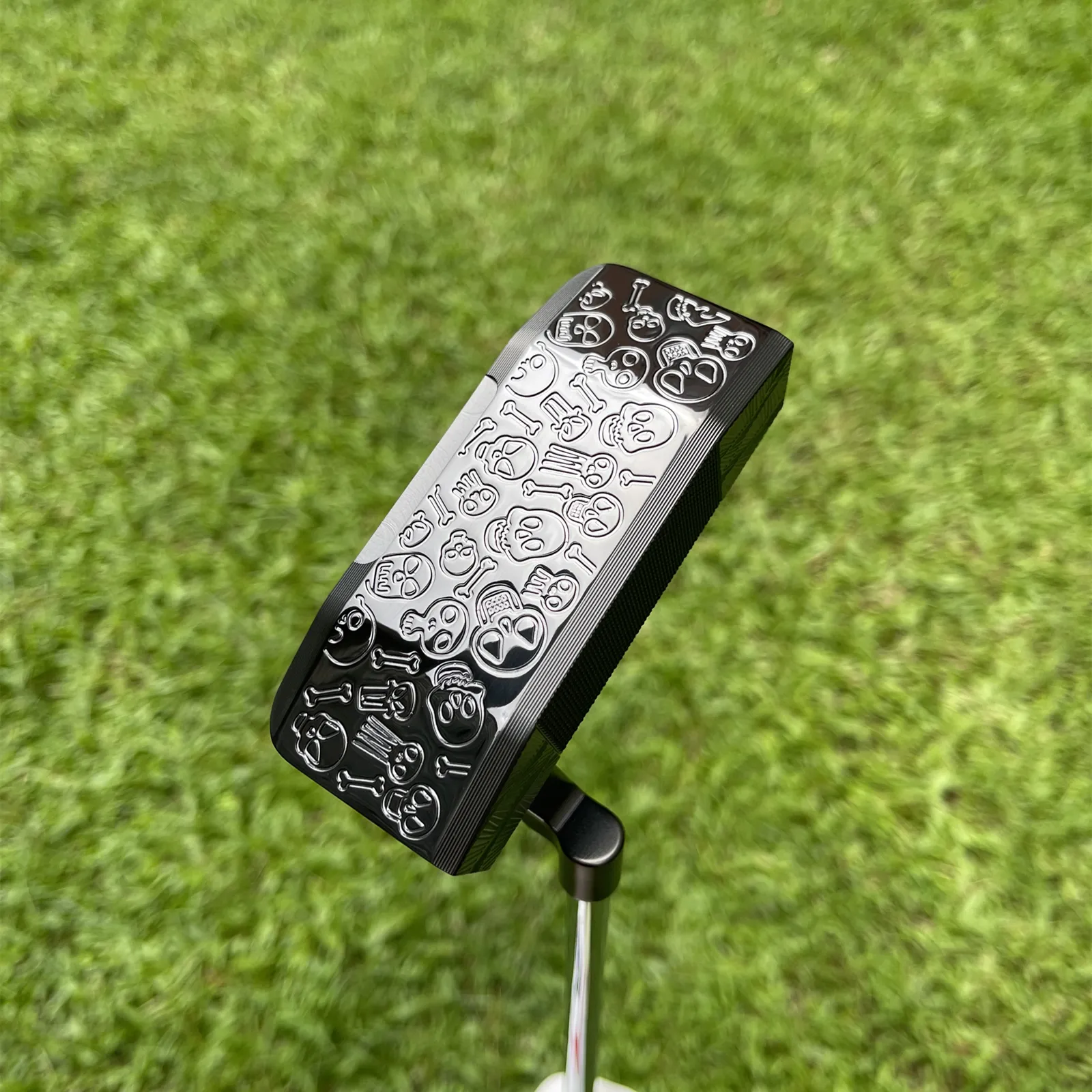 Calong GSS 375 Skull Golf Putter Black/Rainbow/Silvery 33/34/35inch With Headcover - Improve Your Putter Game - Image 2