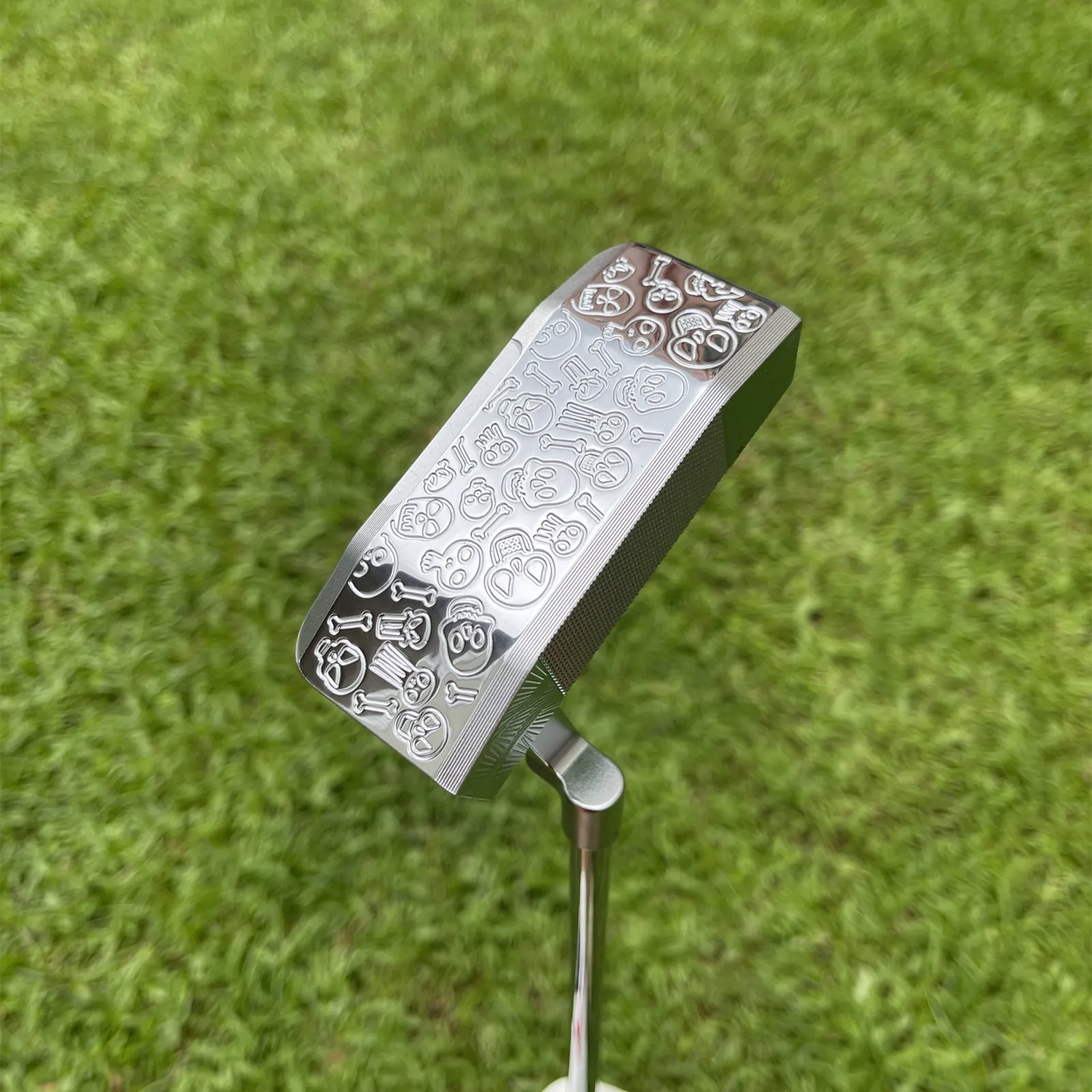 Calong GSS 375 Skull Golf Putter Black/Rainbow/Silvery 33/34/35inch With Headcover - Improve Your Putter Game - Image 4