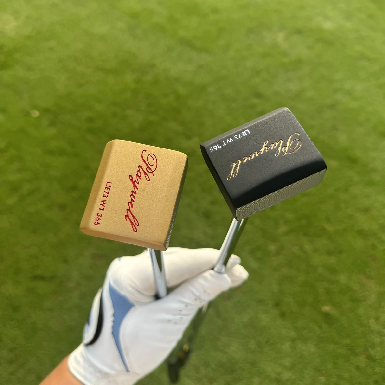 Calong Right Handed Men's Forged Stainless Steel Golf Putter - Precision Insert Putter With Stiff Flex Steel Shaft, PU Leather Grip and Headcover 34inch