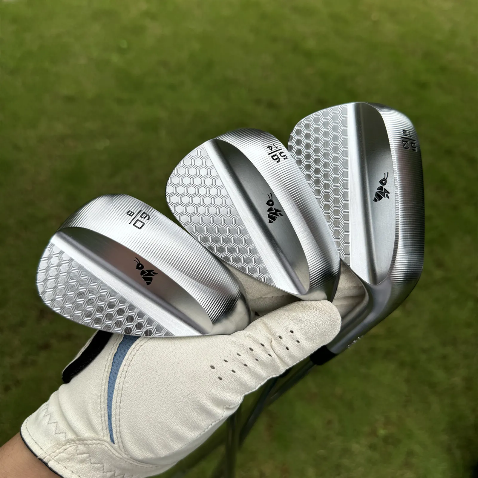 Calong Super Bee Golf Wedges Silvery 50 52 54 56 58 60 Degree With 120g Steel Shaft Full Spin Milled - Improve Your Golf Game - Image 2