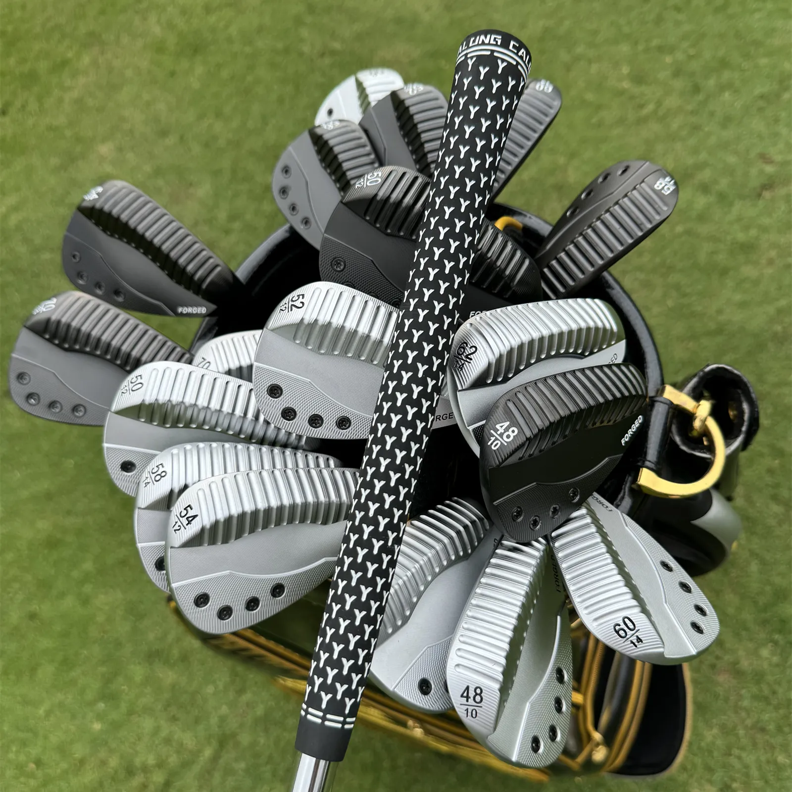 Calong AK Forged Golf Wedges 48 50 52 54 56 58 60 62 70 72 Degree With 120g Stiff Steel Shaft Diversion Trough Design Sand Wedge - Image 10