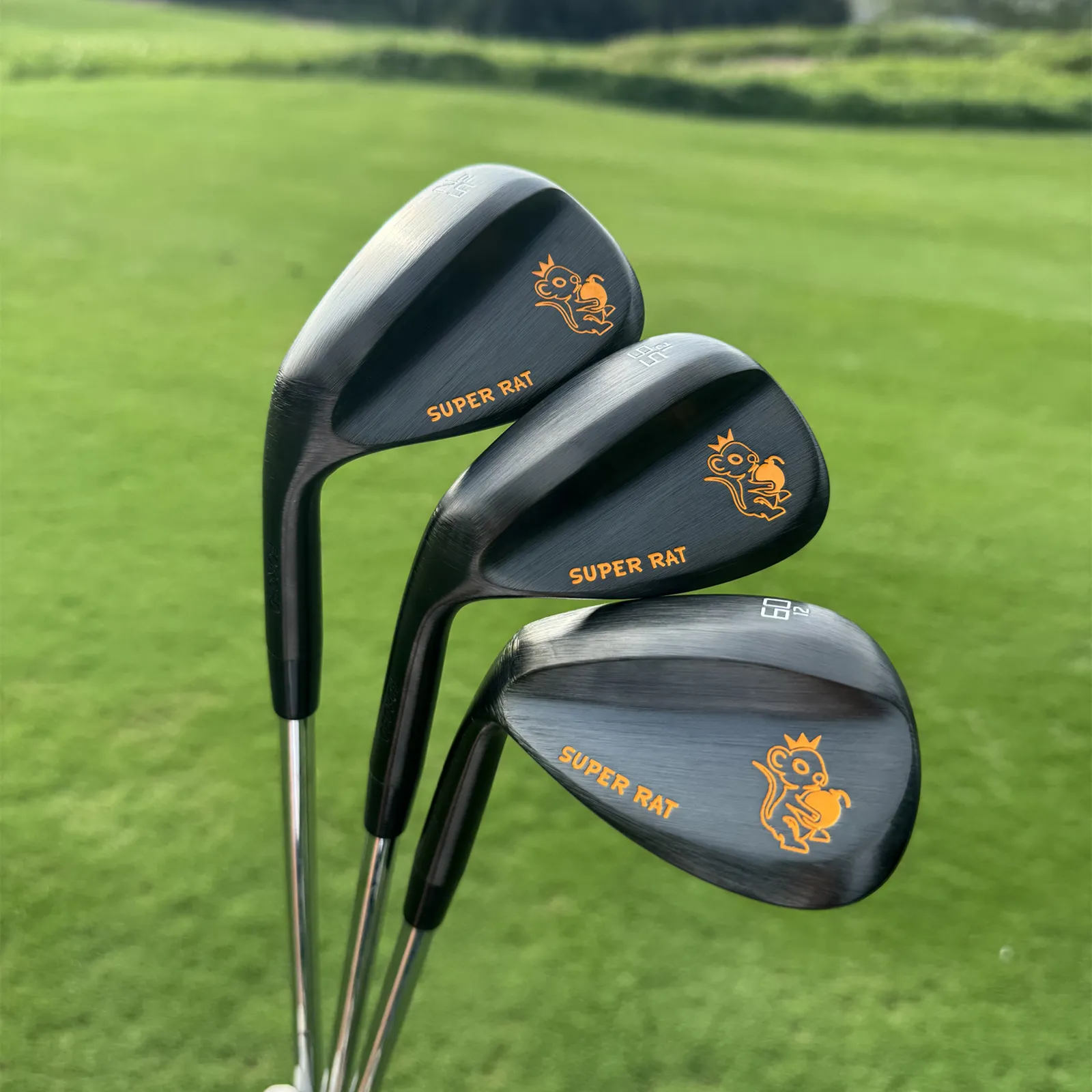 Left Hand Calong Super Rat Forged Golf Wedges 52 56 60 Degree With 115g Stiff Flex Steel Shaft Full Milled Spin Face - Image 3