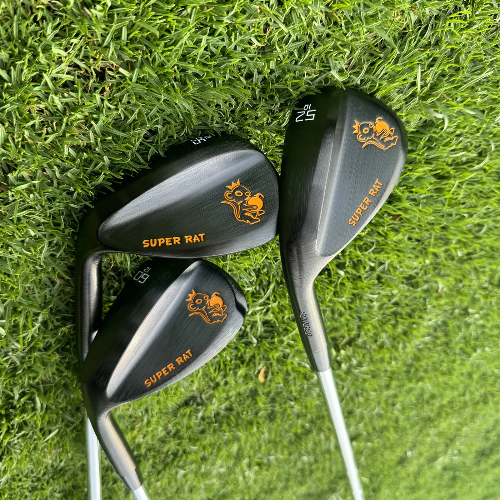 Left Hand Calong Super Rat Forged Golf Wedges 52 56 60 Degree With 115g Stiff Flex Steel Shaft Full Milled Spin Face - Image 5