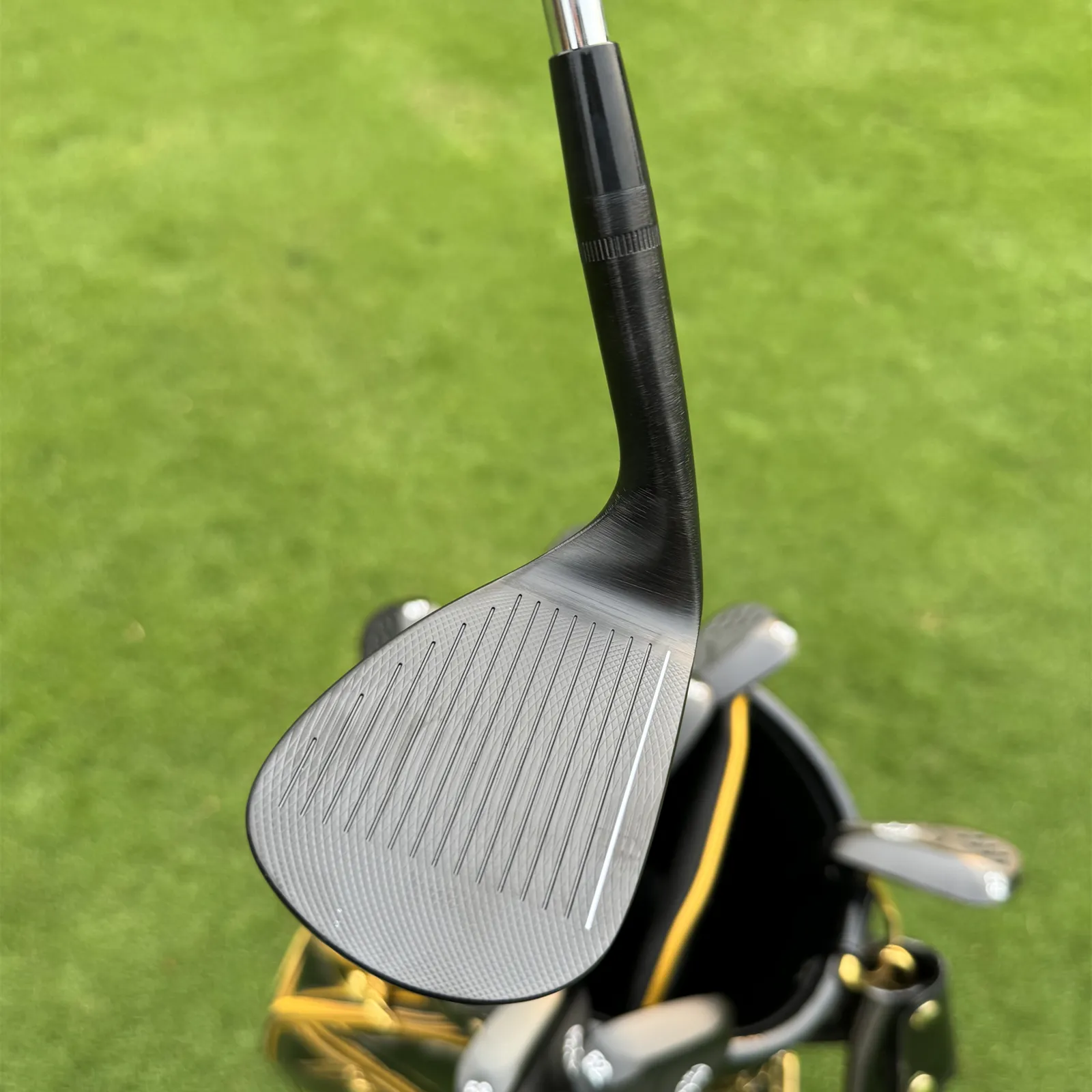 Calong Batman Golf Wedges Black/Silvery 48 50 52 54 56 58 60 62 Degree With Dynamic Golden S200 Steel Shaft Full Spin Milled Face -Removable Weights Sand Wedges - Image 7