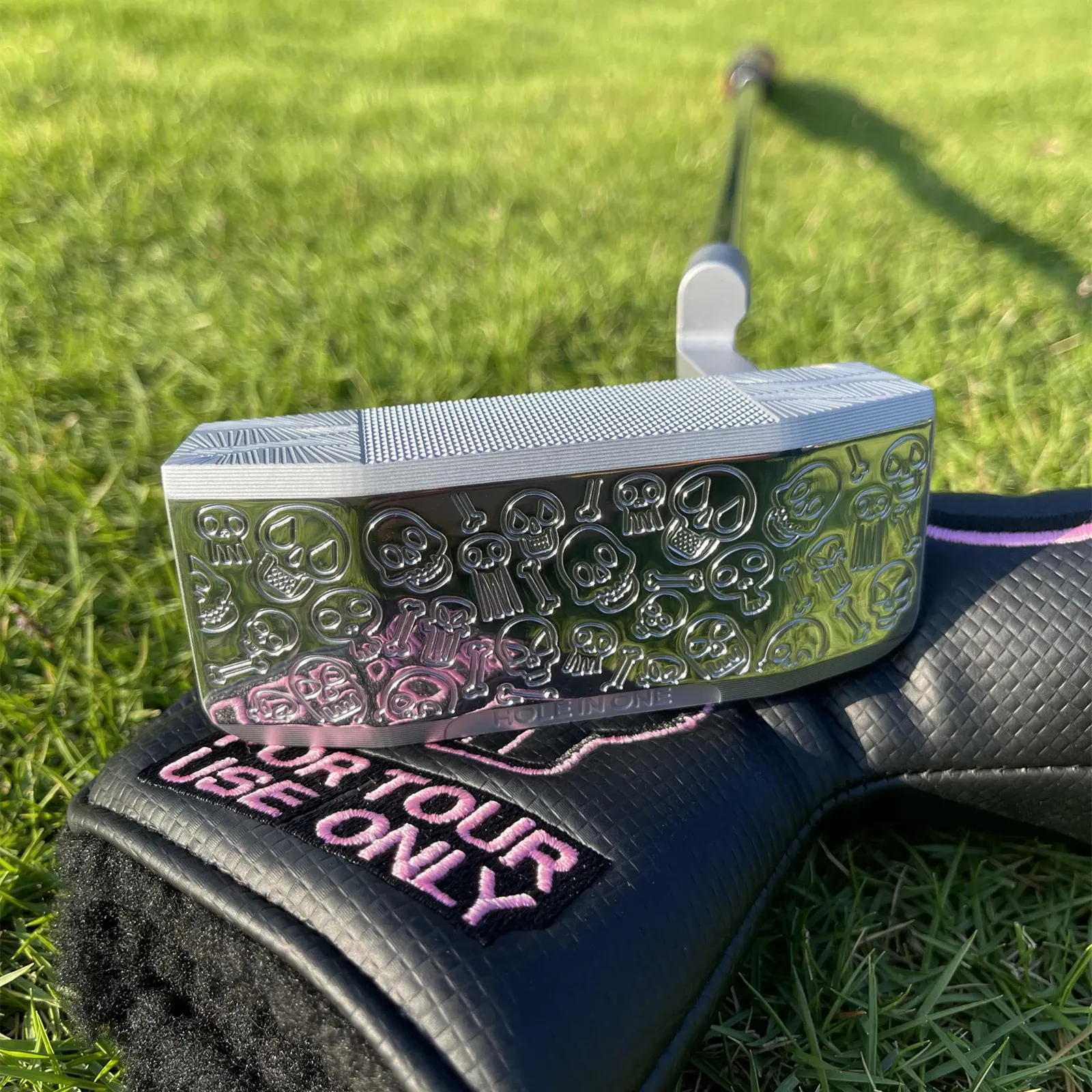 Calong GSS 375 Skull Golf Putter Black/Rainbow/Silvery 33/34/35inch With Headcover - Improve Your Putter Game - Image 8