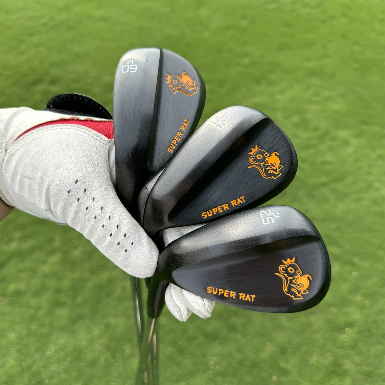 Left Hand Calong Super Rat Forged Golf Wedges 52 56 60 Degree With 115g Stiff Flex Steel Shaft Full Milled Spin Face - Image 4