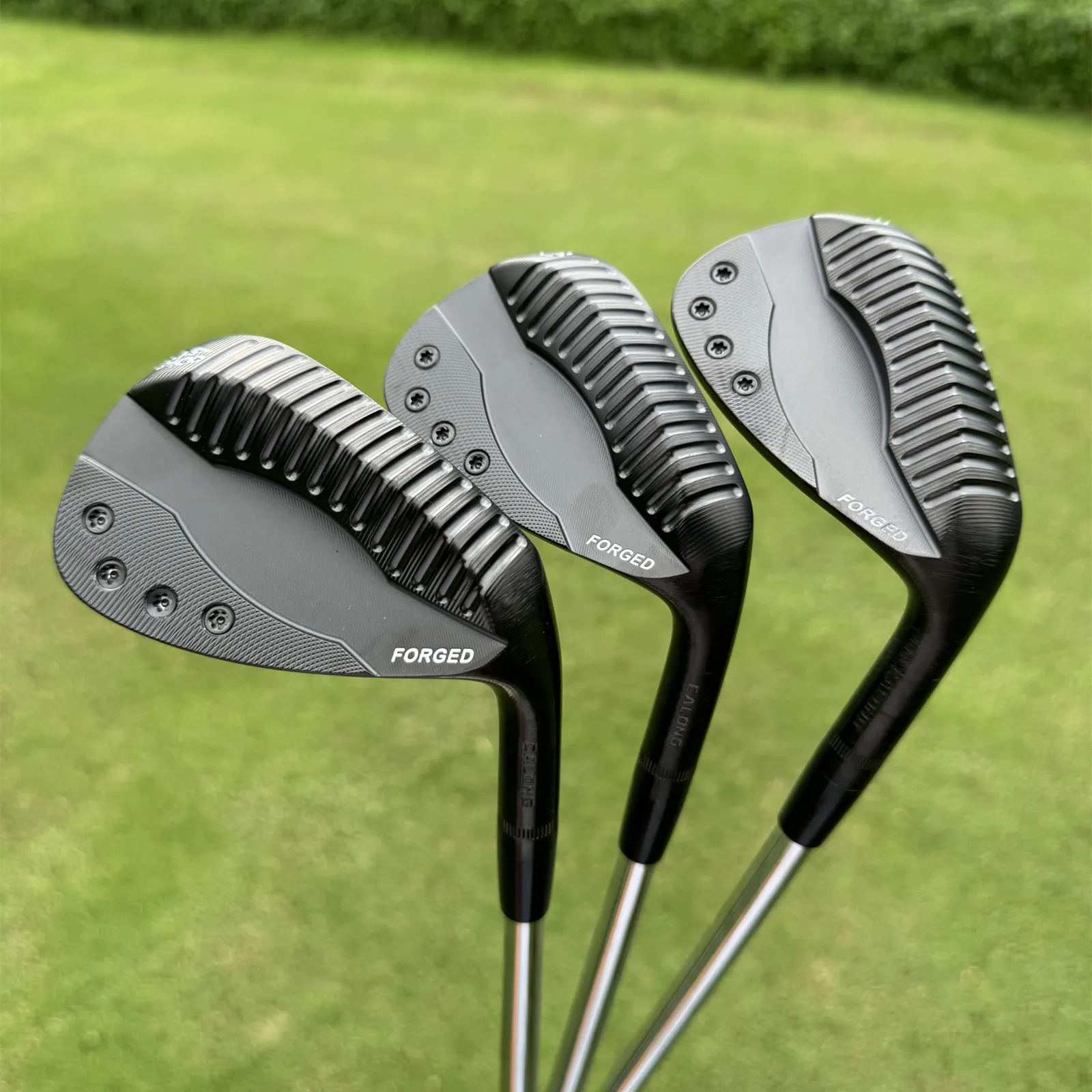 Calong AK Forged Golf Wedges 48 50 52 54 56 58 60 62 70 72 Degree With 120g Stiff Steel Shaft Diversion Trough Design Sand Wedge - Image 3