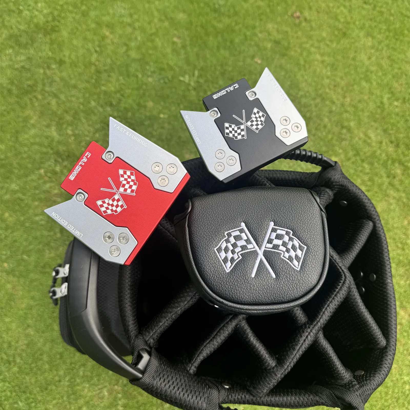Calong F20 Golf Putter Center Shaft 6063 Alloy Black/ Red Colors 34/35inch With Weight Customizable with Screws Balance Technology Included Headcover - Image 12