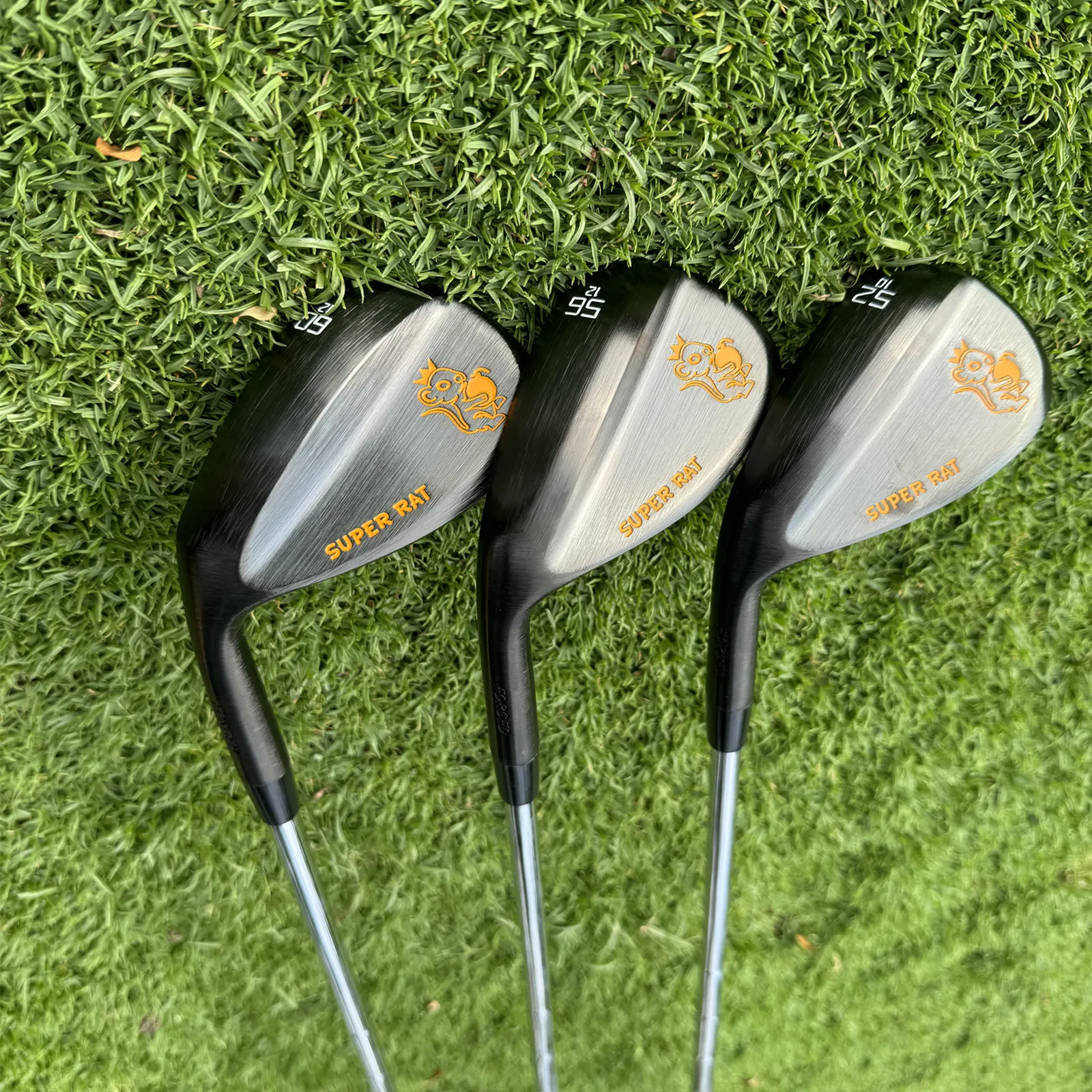 Left Hand Calong Super Rat Forged Golf Wedges 52 56 60 Degree With 115g Stiff Flex Steel Shaft Full Milled Spin Face - Image 2