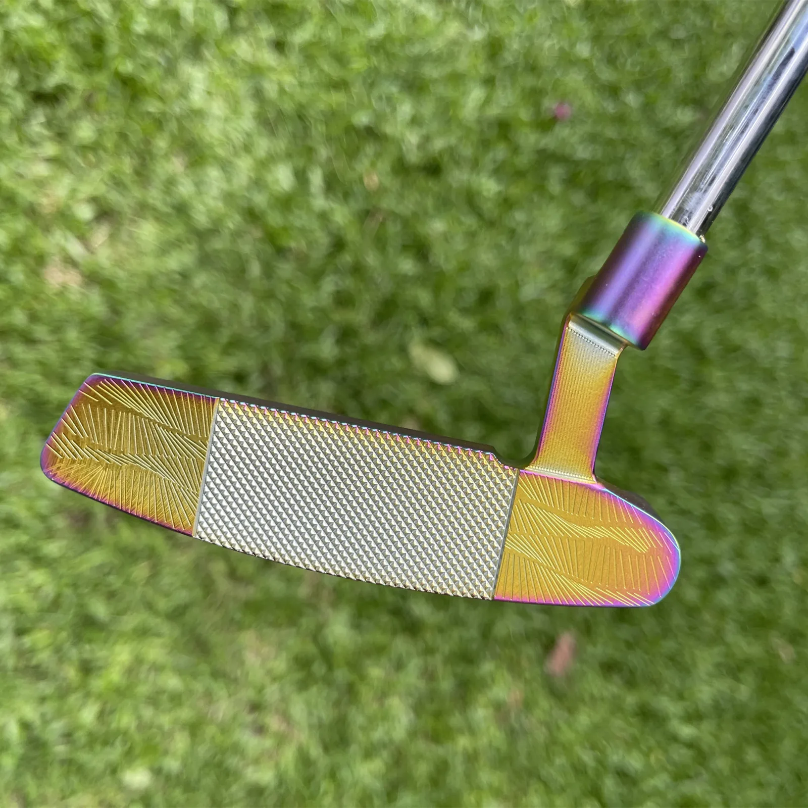 Calong Skull GSS 375g Blade Golf Putter Black/Rainbow/Silvery 33/34/35inch With Headcover - Improve Your Putter Game - Image 9