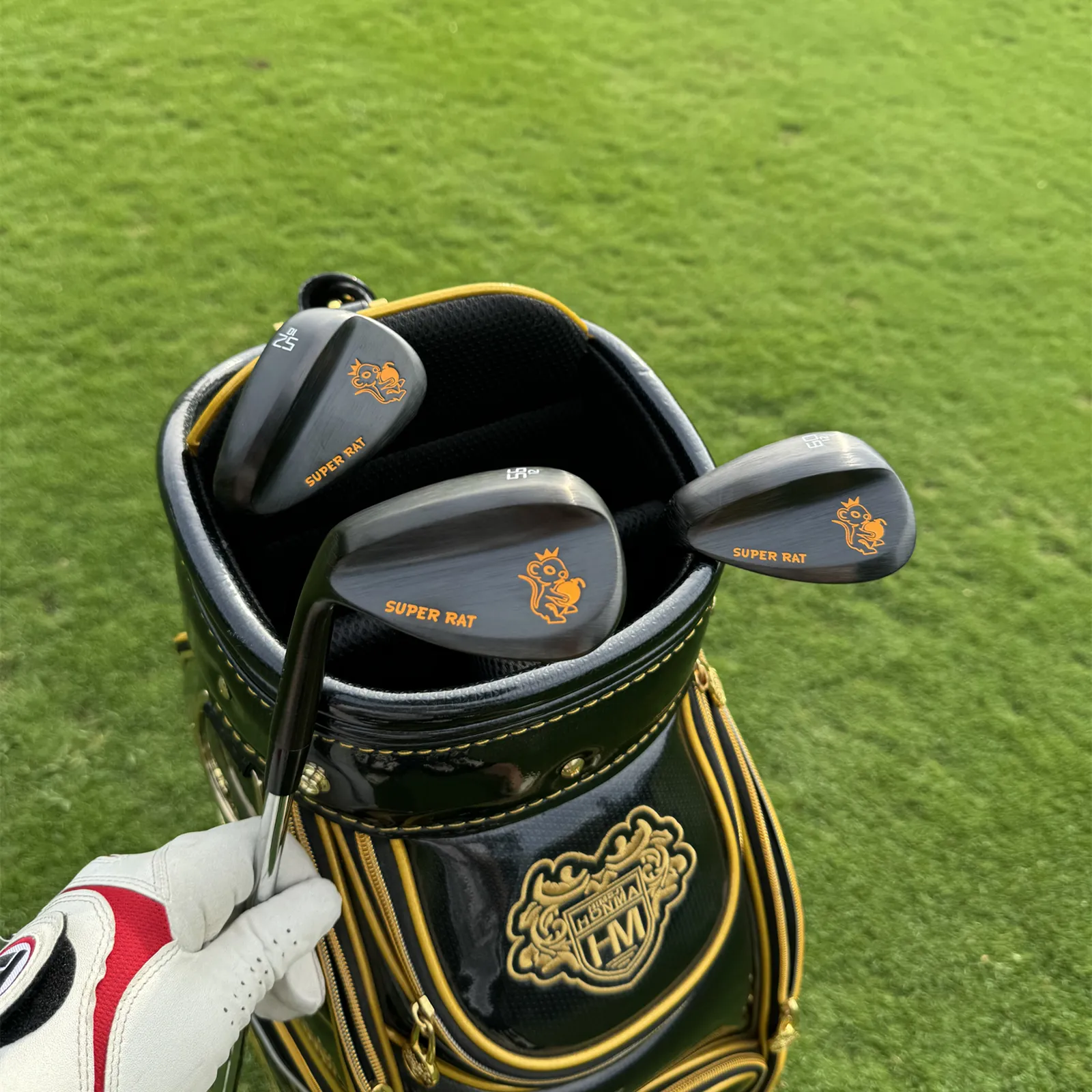 Left Hand Calong Super Rat Forged Golf Wedges 52 56 60 Degree With 115g Stiff Flex Steel Shaft Full Milled Spin Face - Image 11