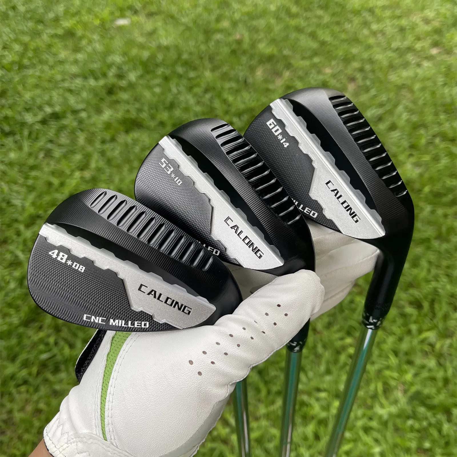 Calong BT Golf Wedges Black/Silvery 48 49 50 52 53 54 56 57 58 60 68 72 Degree With Dynamic Gold S200 Steel Shaft Full Spin Milled -Diversion Trough Design - Image 4