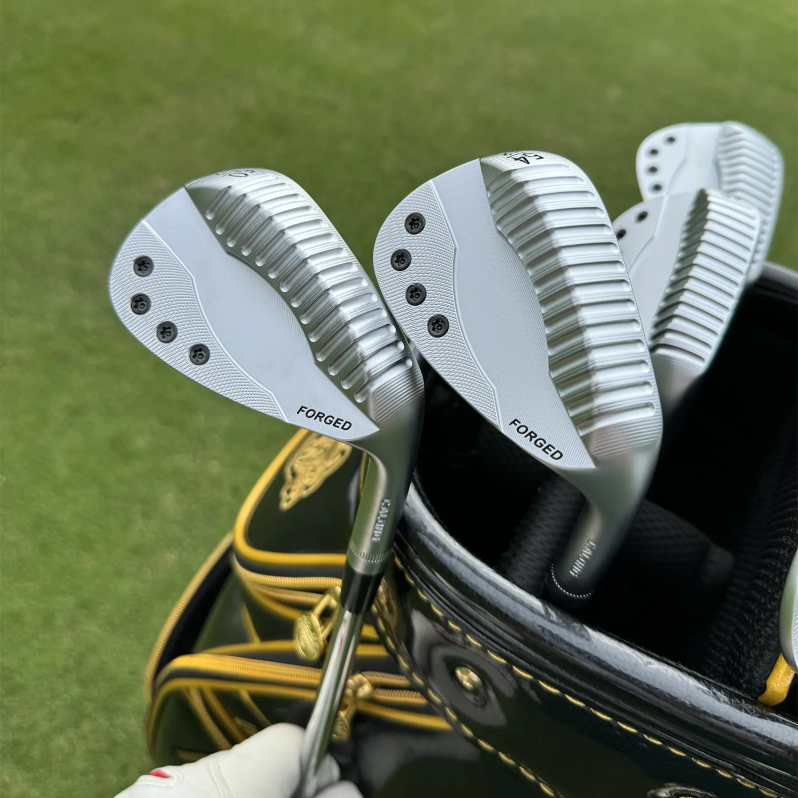 Calong AK Forged Golf Wedges 48 50 52 54 56 58 60 62 70 72 Degree With 120g Stiff Steel Shaft Diversion Trough Design Sand Wedge - Image 8