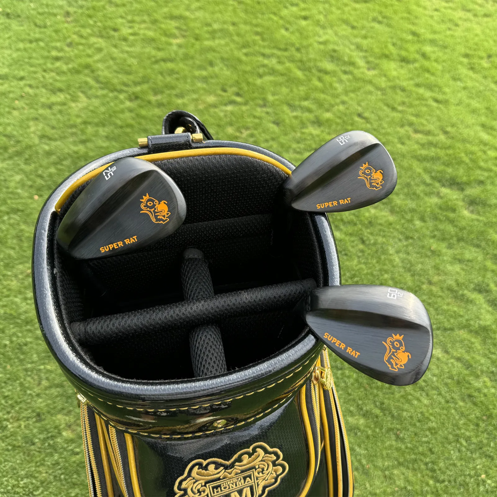 Left Hand Calong Super Rat Forged Golf Wedges 52 56 60 Degree With 115g Stiff Flex Steel Shaft Full Milled Spin Face - Image 12