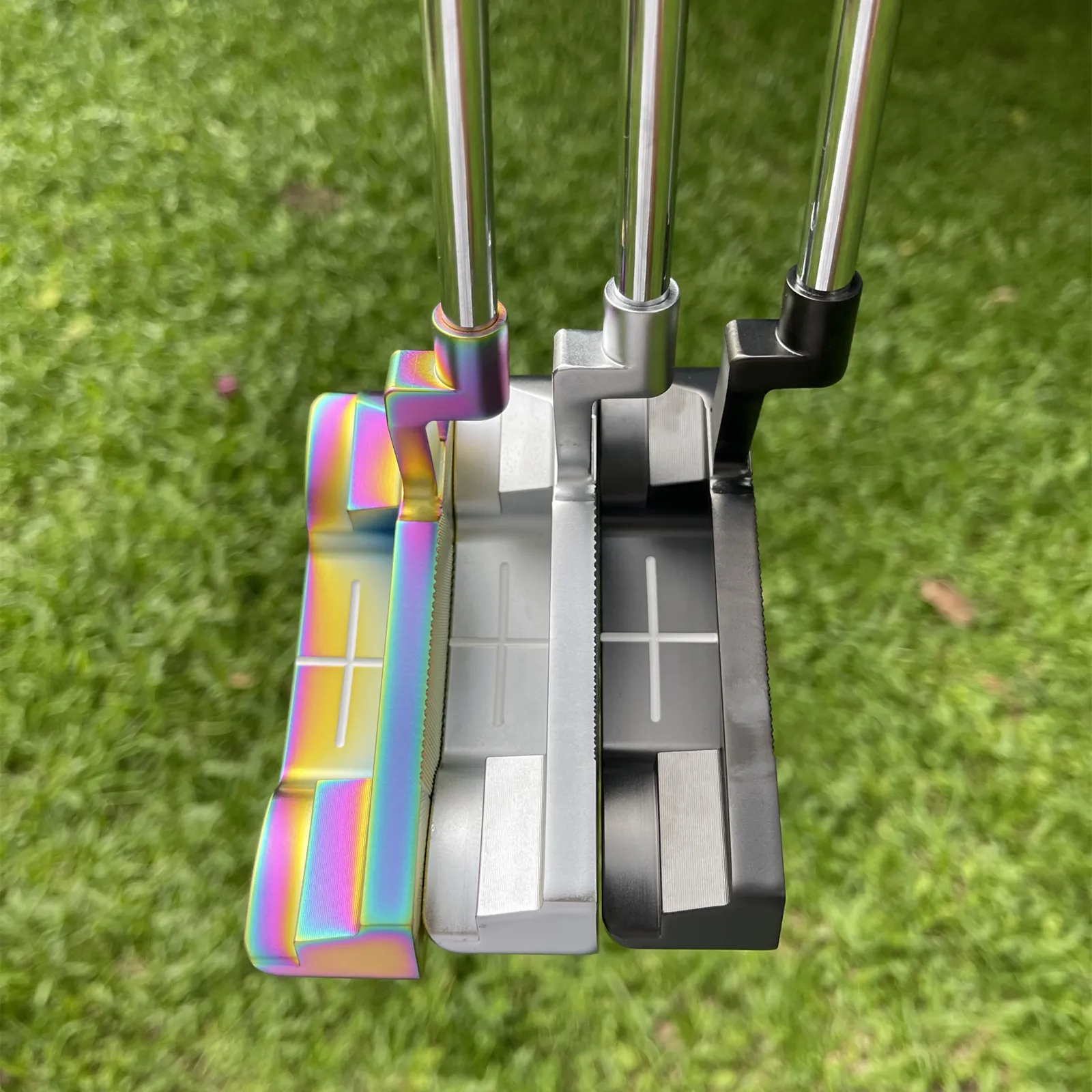 Calong Skull GSS 375g Blade Golf Putter Black/Rainbow/Silvery 33/34/35inch With Headcover - Improve Your Putter Game - Image 2