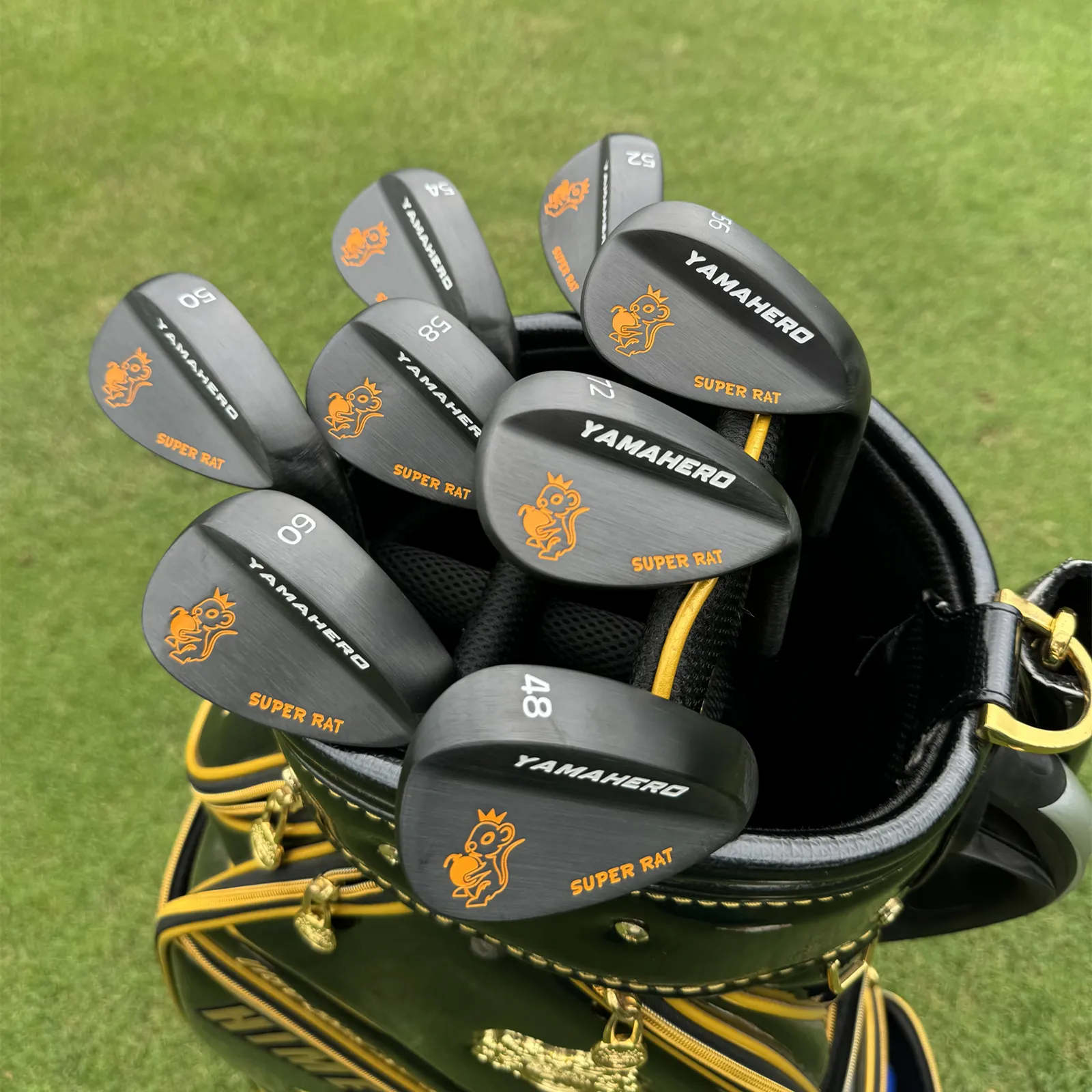 Yamahero Spuer Rat Golf Wedge Black 48 50 52 54 56 58 60 72 Degree With 115g Stiff Steel Shaft Full Milled Spin Face -Accurately Stop The Ball - Image 3