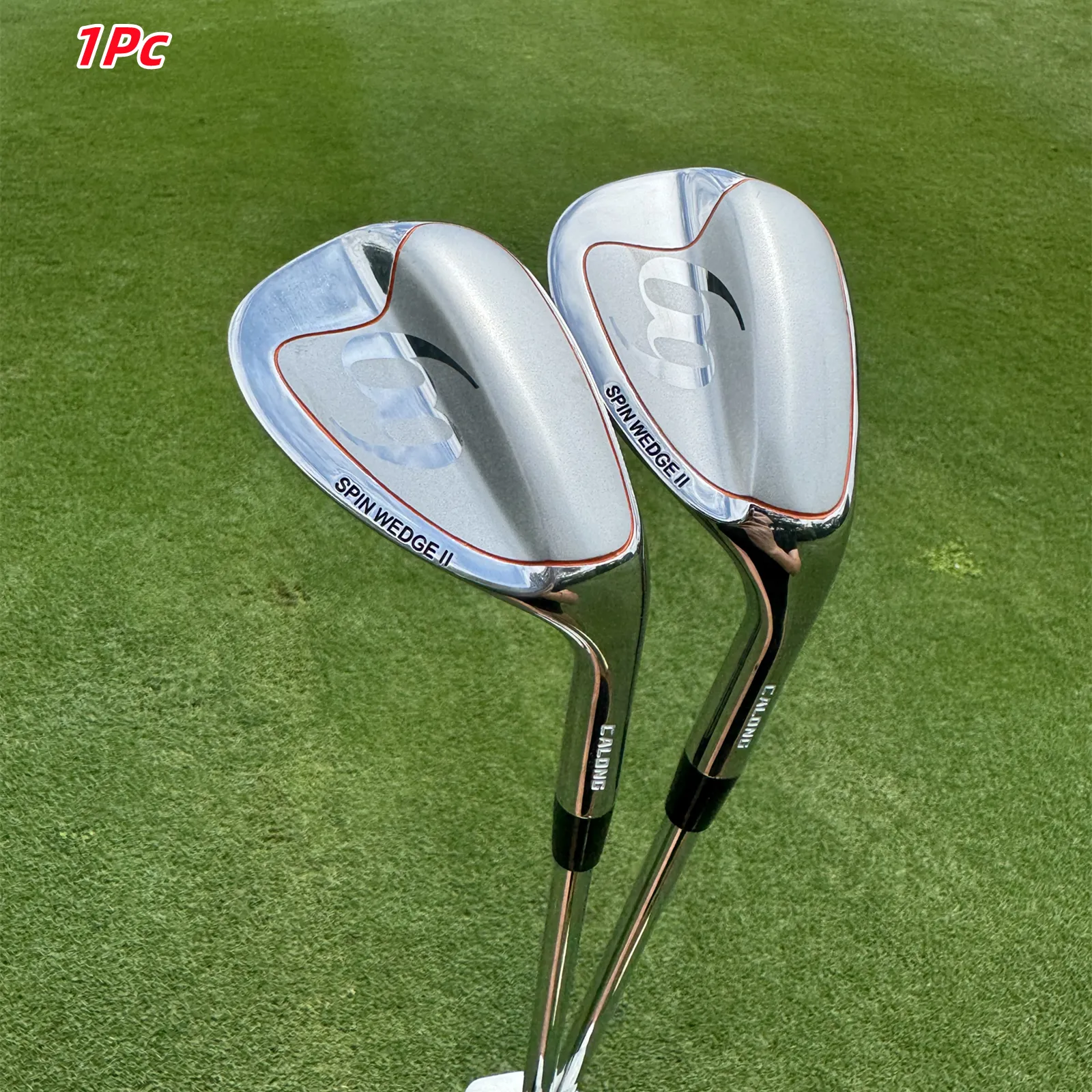 Calong 69 Degree Golf Wedges Silvery Colors With 115g Stiff Steel Shaft Full Spin Milled Face Sand Wedge - Improve Golf Game