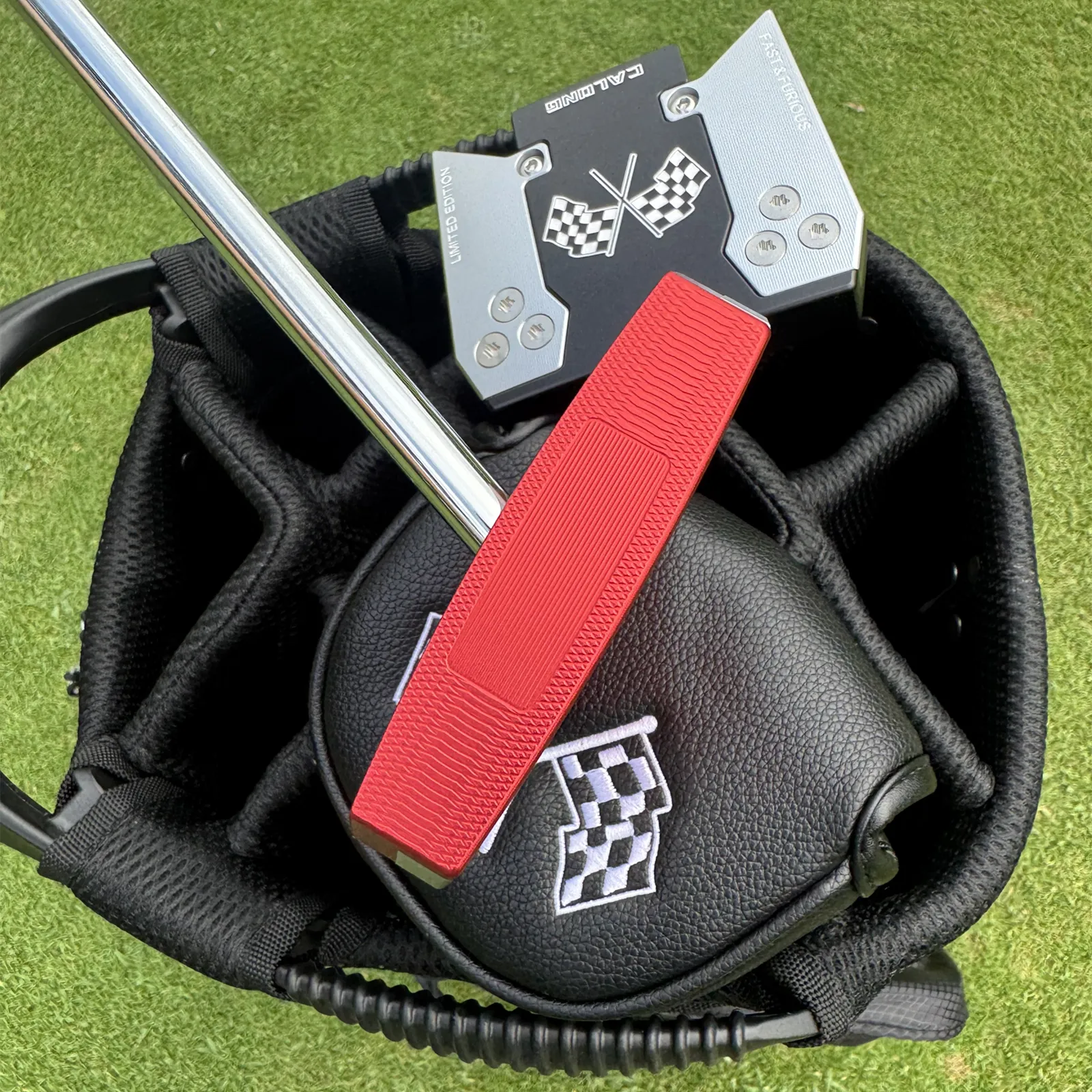 Calong F20 Golf Putter Center Shaft 6063 Alloy Black/ Red Colors 34/35inch With Weight Customizable with Screws Balance Technology Included Headcover - Image 9