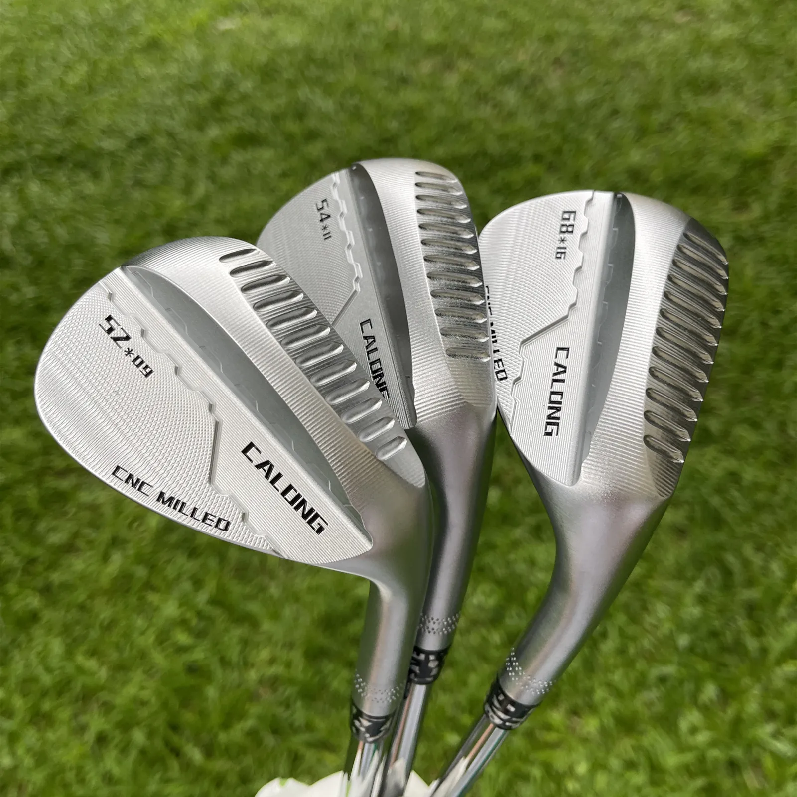 Calong BT Golf Wedges Black/Silvery 48 49 50 52 53 54 56 57 58 60 68 72 Degree With Dynamic Gold S200 Steel Shaft Full Spin Milled -Diversion Trough Design - Image 2