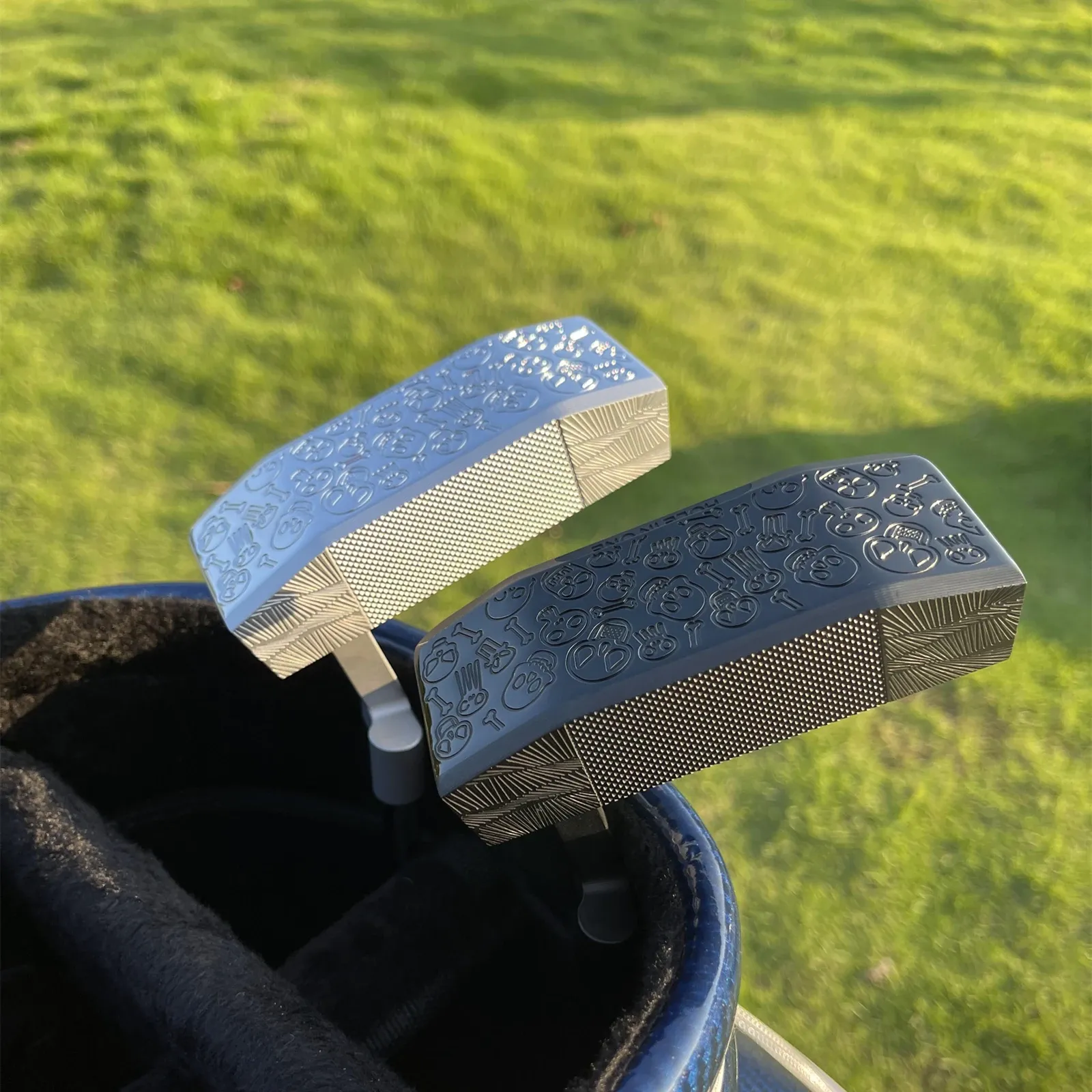 Calong GSS 375 Skull Golf Putter Black/Rainbow/Silvery 33/34/35inch With Headcover - Improve Your Putter Game - Image 11