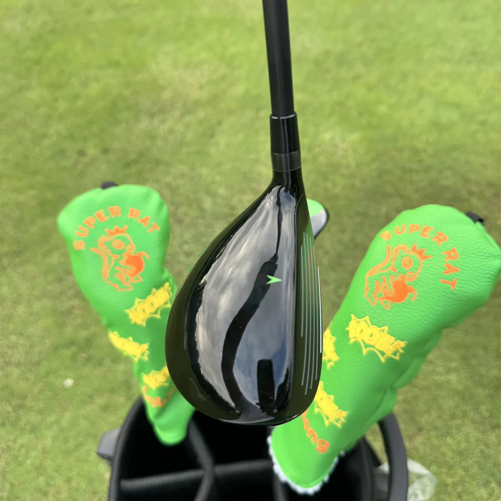 Calong Super Rat Golf Hybrids 18 22 26 30 Degree With Graphite Shaft 65g SR Flex Rescue RH Golf Clubs Headcover - Image 7