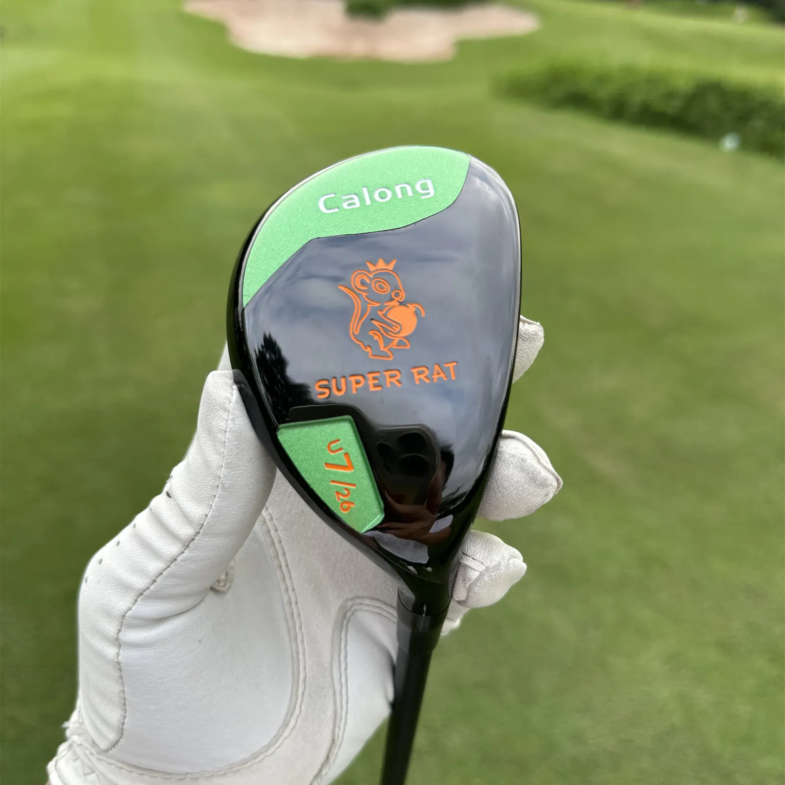 Calong Super Rat Golf Hybrids 18 22 26 30 Degree With Graphite Shaft 65g SR Flex Rescue RH Golf Clubs Headcover - Image 6