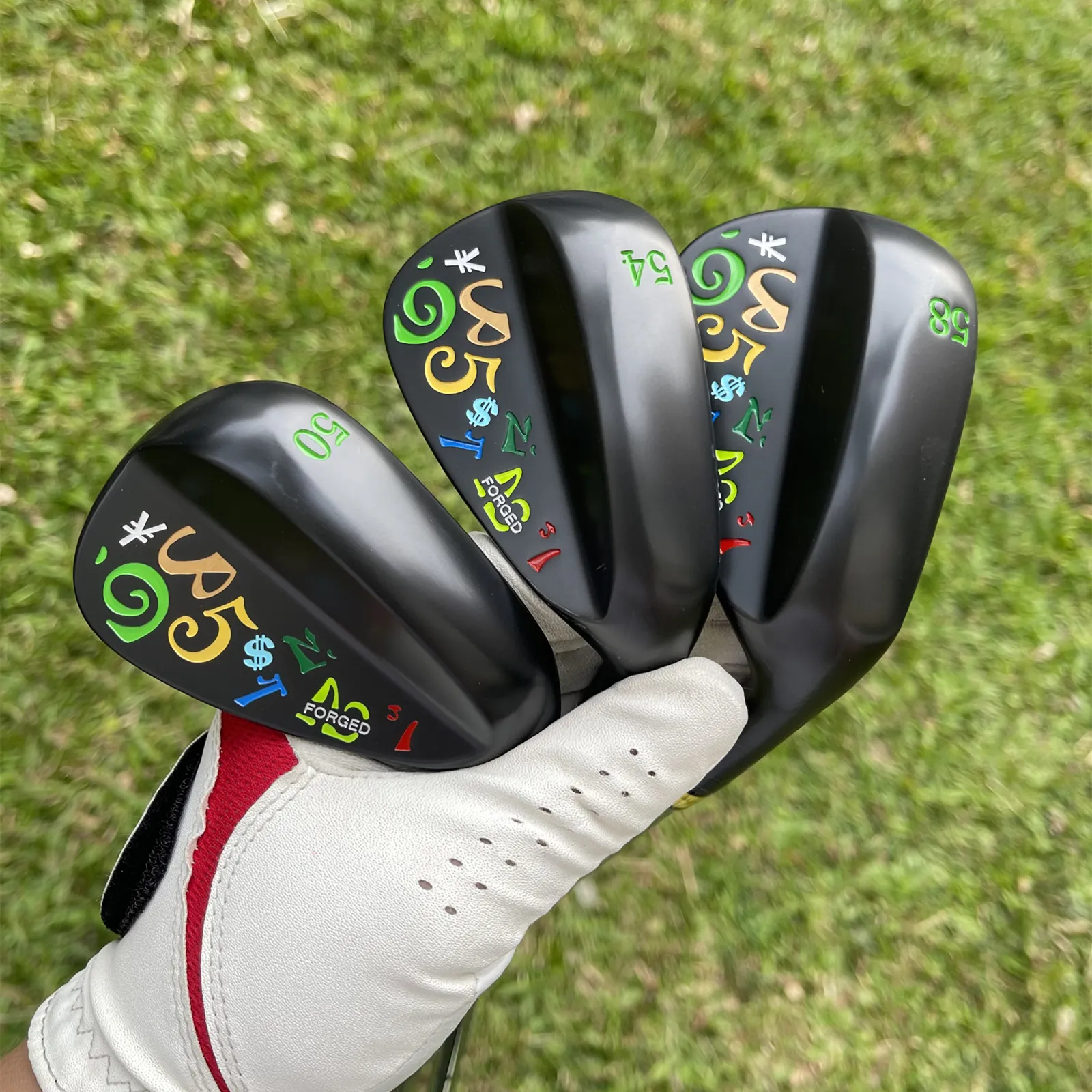 Calong M9 Golf Wedges Black/Silvery 48 50 52 54 56 58 60 Degree With 115g Steel Shaft Full Milled Spin Face Men RH Sand Wedge - Image 4