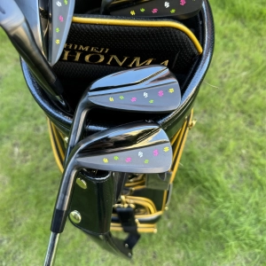 Left Hand Calong USD Forged Golf irons Black 4 5 6 7 8 9 P With S300 Steel Shaft 7pcs Golf Clubs