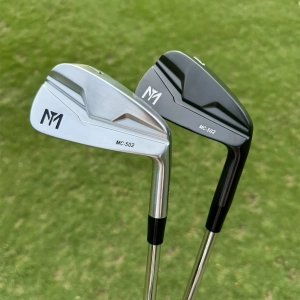 Calong Black /Silvery MC502 Forged Golf Irons Set 4 5 6 7 8 9 P With NS950 Stiff Flex 7Pcs Set Men Golf Clubs