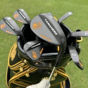 Yamahero Spuer Rat Golf Wedge Black 48 50 52 54 56 58 60 72 Degree With 115g Stiff Steel Shaft Full Milled Spin Face -Accurately Stop The Ball
