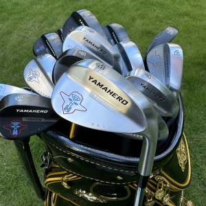 Yamahero XB Golf Wedges Black/Silvery 48 50 52 54 56 58 60 62 Degree With 105g Stiff Steel Shaft Full Milled Spin Face RH Men Sand Wedges