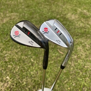 Calong Skull Golf Wedge Silvery/Grey 48 50 52 54 56 58 60 Degree with 115g Stiff Flex Steel Shaft Full Milled Spin Face
