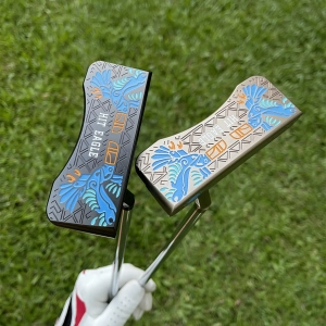 Calong Eagles Golf Putter 303 Steel Stainless Black/Golden 34/35inch With Headcover RH Men Golf Clubs