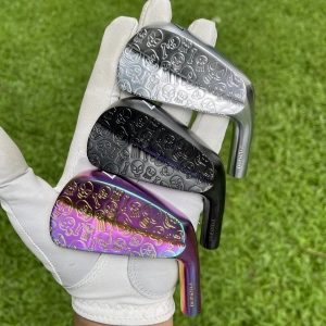 Calong Skull MB Forged Golf Irons 4 5 6 7 8 9 P With ProjectX6.0 Stiff Flex Steel Shaft 7Pcs/Set Men RH Golf Clubs