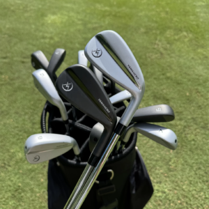 Calong Golf Irons Yamahero S550 Set Black /Silvery 4 5 6 7 8 9 P With 105g Stiff Flex Steel Shaft - Hollow Design Top Irons Set