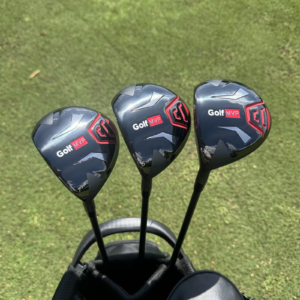 Left Hand Calong Golf Fairway Wood 15 18 21 Degree with 65g SR Flex Graphite Shaft LH Men Golf Clubs