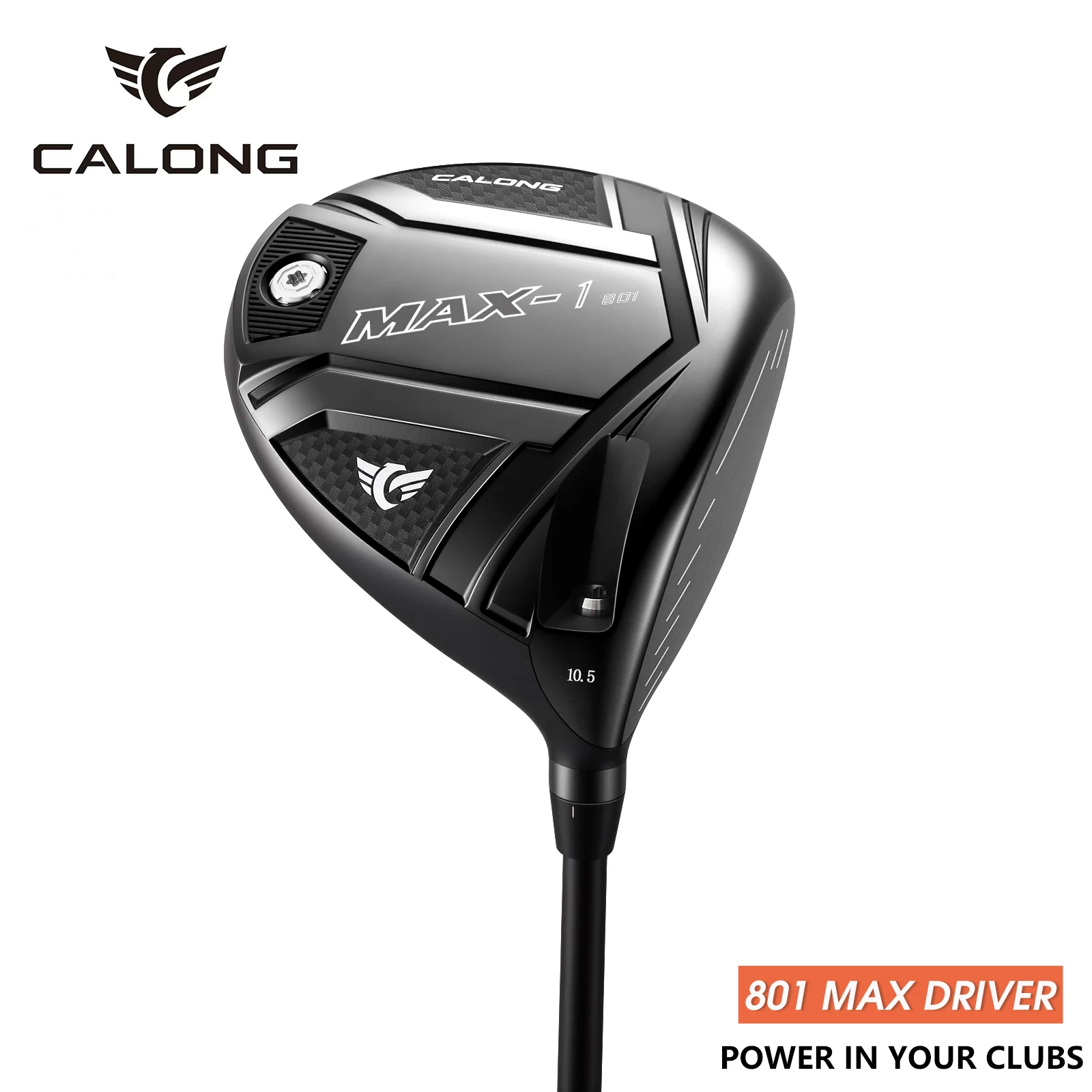 2026 Calong 801 Max Golf Driver 10.5 Degree with 65g A/R/SR/S Flex Graphite Shaft -Power in Your Clubs