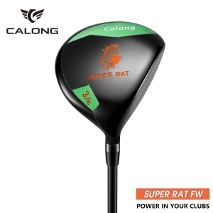 Calong Super Rat Golf Fairway Wood 15/19/23/26 Degree  With 65g Graphite Shaft SR Flex-Quick Improve Distance